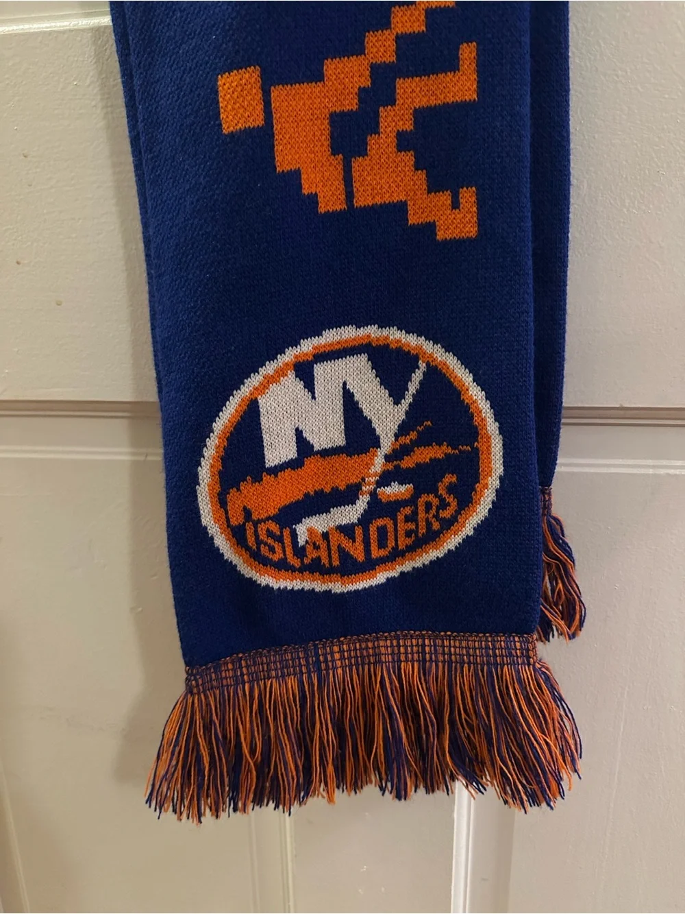New York Islanders Knit Scarf - Blue and Orange